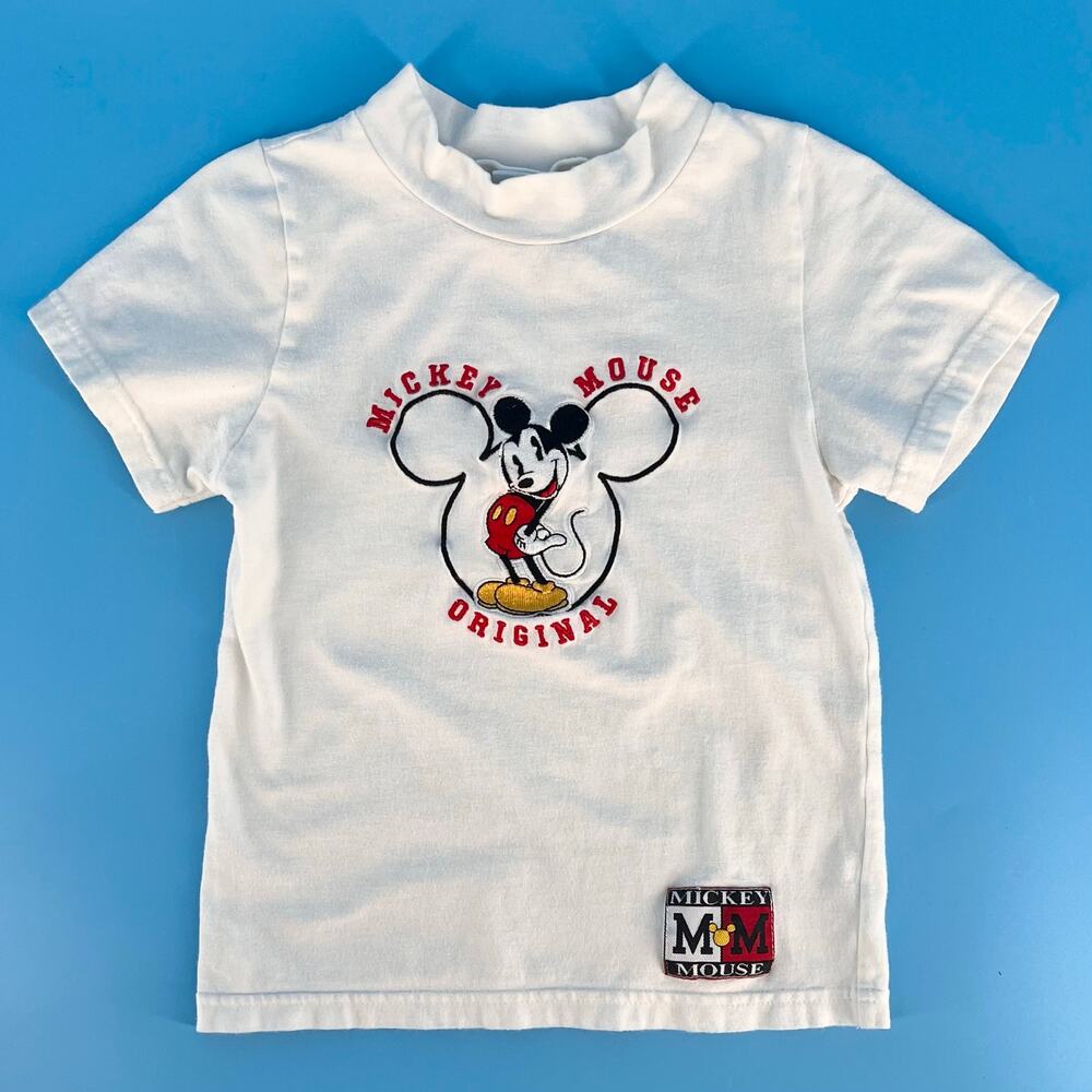 90s Mickey & Co Embroidered Tshirt 1990s Vintage Retro Disney Mickey Mouse